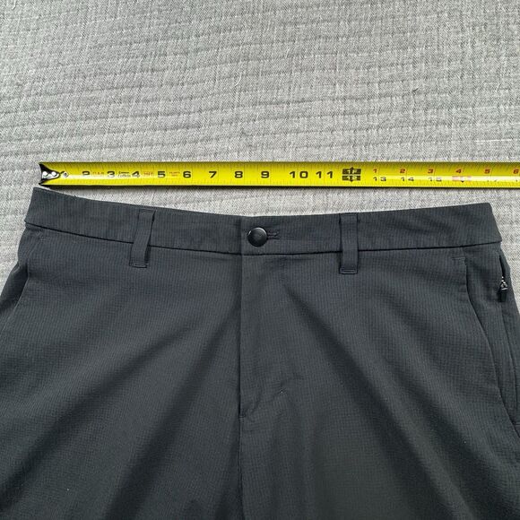Lululemon Commission Short Men 33 Black 9" Warpsteme ABC Golf Stretch Athletic - Picture 4 of 7